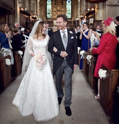 Geri Halliwell and Chris Horner got married in 2015.